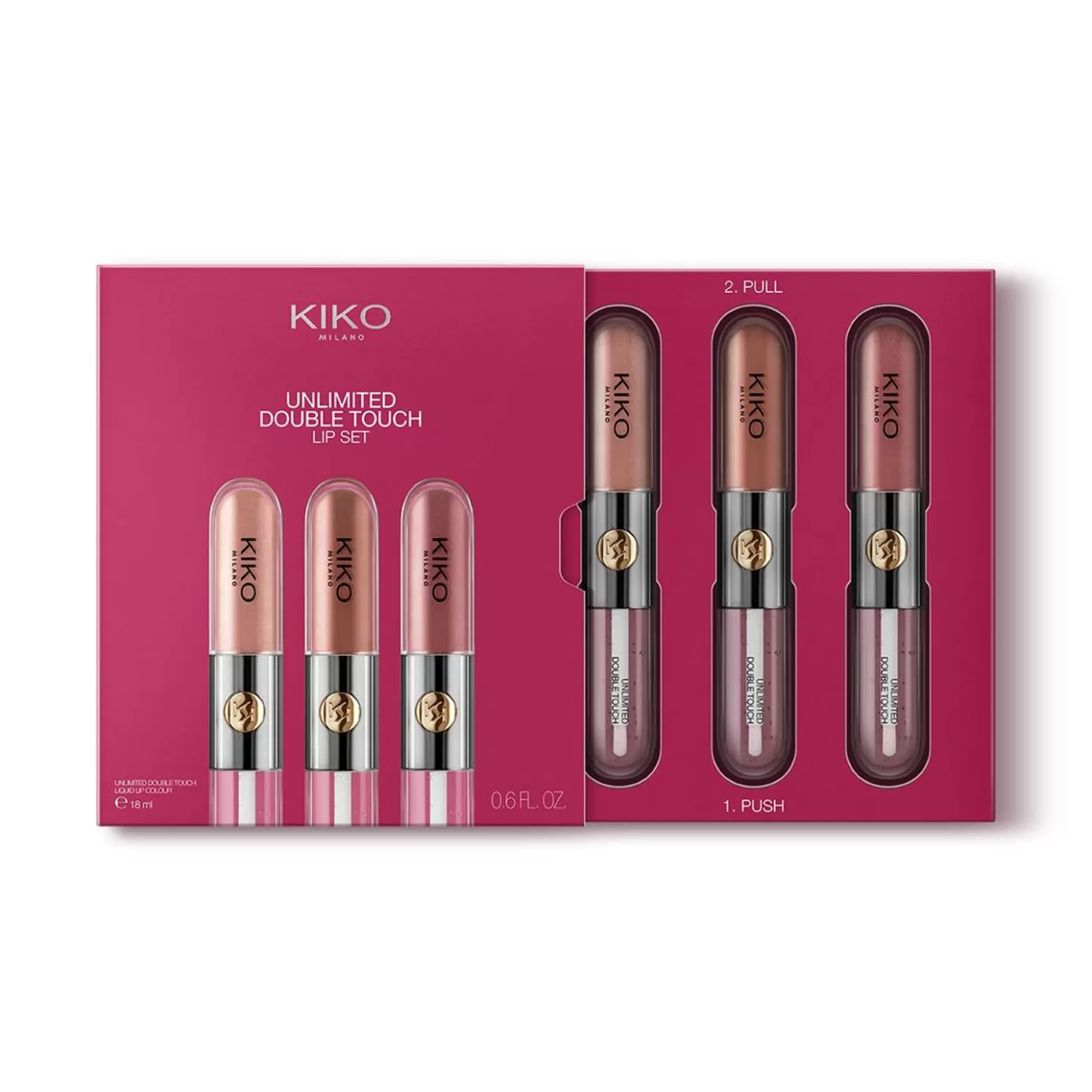 Online Unlimited Double Touch Lip Set - Nude Attitude Ensembles Et Trousses